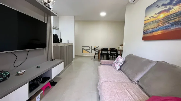 Imagem APARTAMENTO PRAIA GRANDE com 2 dormitórios sendo 1 suíte,1 vaga de garagem,varanda gourmet com churrasqueira,sala 2 ambientes