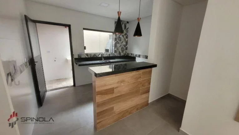 Imagem Sobrado com 2 dormitórios à venda, 57 m² por R$ 350.000,00 - Maracanã - Praia Grande/SP