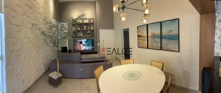Imagem Casa térrea com 3 suítes à venda, 170 m² por R$ 1.440.000 - Condomínio Alto de Itaici - Indaiatuba/SP