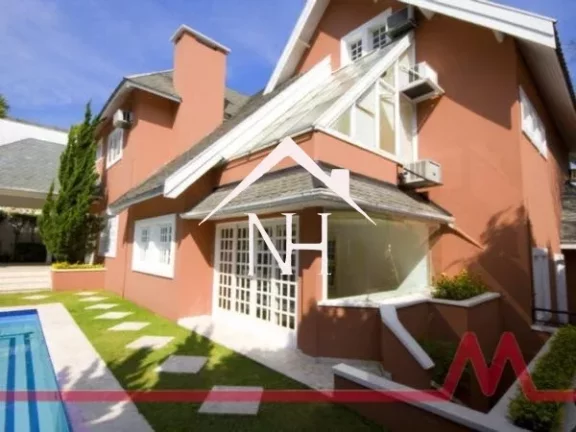 Imagem casa em condomínio fechado, condomínio de casas , casa com piscina, churrasqueira, vaga coberta, 4 suítes, portaria, segurança, casa