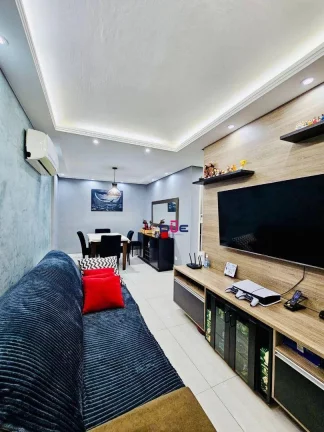 Imagem Apartamento com 2 dormitórios à venda, 59 m² por R$ 320.000,00 - Morro de Nova Cintra - Santos/SP