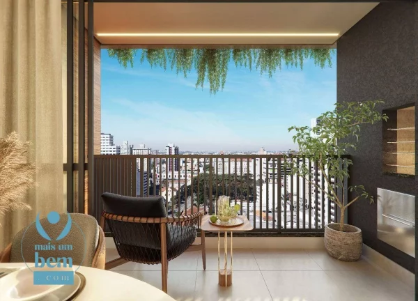 Imagem Apartamento com 2 quartos à venda, 51 m² por R$ 597.619,93 - Centro - Curitiba/PR