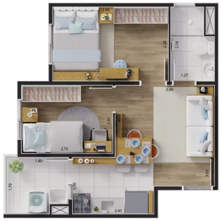 Imagem APARTAMENTO RESIDENCIAL em São Paulo - SP, Guaianases