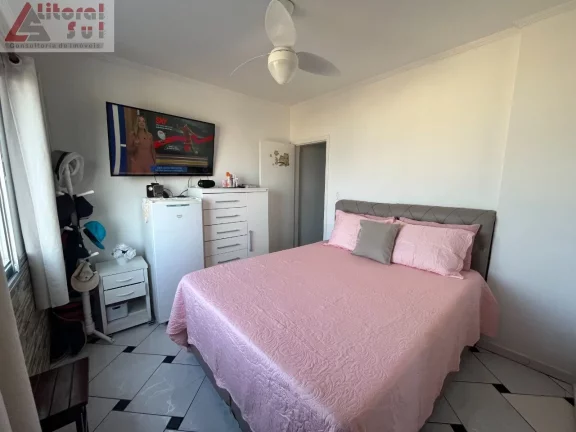 Imagem Apartamento à venda em Praia Grande-SP, na Aviação: 1 quarto, 1 sala, 1 vaga, 52m² de área!