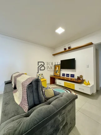 Imagem Apartamento 03 suítes de 123m², vista mar com churrasqueira a carvão, menos de 100 metros do mar no Canto do forte