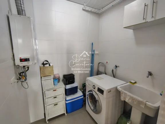 Imagem Apartamento frente mar com lazer, Tombo com 3 Quartos, 3 Suítes, 2 Salas, 4 Banheiros, 3 Vagas de Garagem, 112m²!