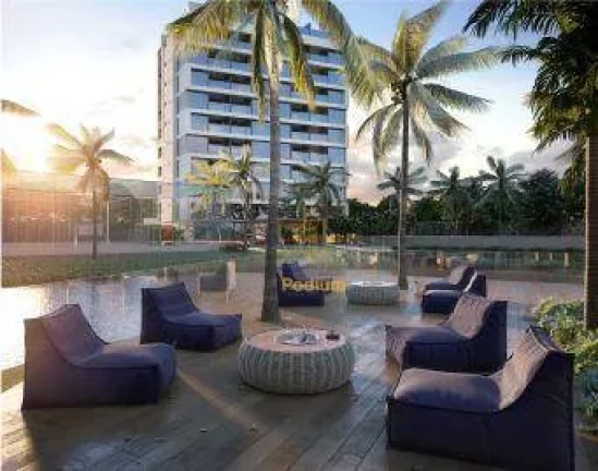 Imagem Cobertura em condomínio fechado estilo resort pé na areia com varanda e jacuzzi privativa - CO0031