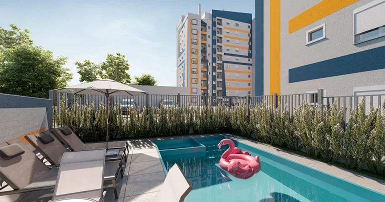 Imagem Lançamento em Novo Hamburgo de 2 quartos com sacada com churrasqueira e condições especiais de en