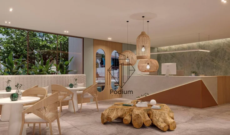 Imagem Flat térreo frente mar, pé na areia com piscina privativa no bairro do Jardim Oceania / Bessa - FL0635