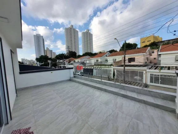 Imagem Sobrado à venda 3 Quartos, 3 Suites, 4 Vagas, Campestre, Santo André - SP