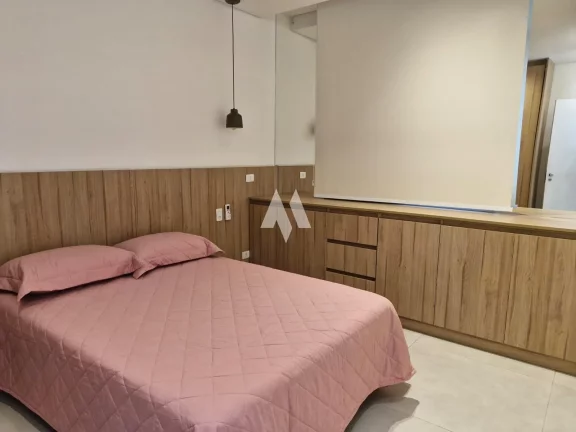 Imagem Flat de luxo com serviços de hotelaria completa no Gonzaga em Santos/sp.