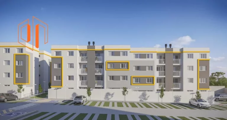 Imagem Apartamento para Venda em Pinhais, Jardim Amélia, 2 dormitórios, 1 banheiro, 1 vaga