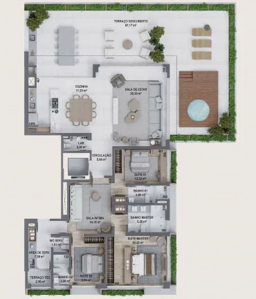 Imagem Apartamento 3 Dormitórios para venda em Florianópolis - SC