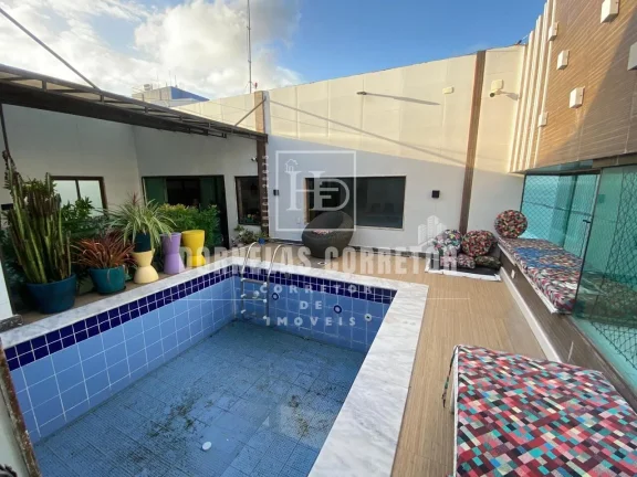 Imagem Cobertura duplex em Olinda, beira mar, piscina e área goumert privativa, 4qtos 2sts 3 vgs cob. a. lazer completa