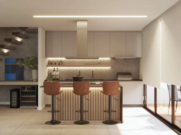 Imagem Twin House mobiliada e decorada, casa Duplex.