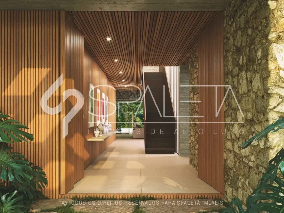 Imagem Moderna residência em terreno diferenciado à venda no condomínio Uluwatu Villas na Praia da Grama