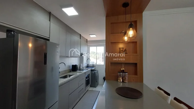 Imagem Lindo apartamento em Valinhos à venda, mobiliado, porteira fechada (todos os móveis e eletrodomés...