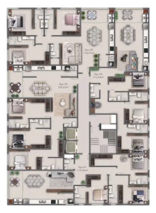 Imagem Platja D'en Bossa - Apartamento à venda no bairro Perequê - Porto Belo/SC