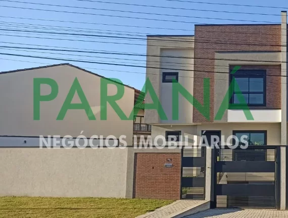 Imagem Sobrado novo a venda com quintal de 125 m², face n