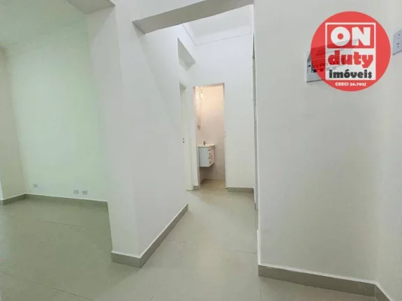 Imagem Apartamento com 1 dormitório à venda, 48 m² por R$ 390.000,00 - José Menino - Santos/SP