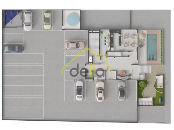 Imagem Lançamento Studio Edificio Wave no Anita Garibaldi divisa com Atiradores!
