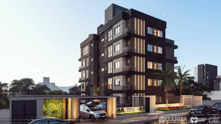 Imagem Apartamento com 2 dormitórios à venda sendo 1 suíte, 51.0 m² por - R$ 430.000,00 - Areias - Tijucas/SC