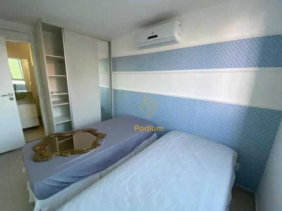 Imagem Apartamento semi-mobiliado com varanda/ sacada no Bessa - AP0294