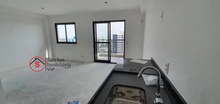 Imagem STUDIO COM VAGA DE GARAGEM A VENDA, A 80 METROS DO METRÔ SÃO JUDAS. ANDAR ALTO, COM VARANDA E LAZER COMPLETO.