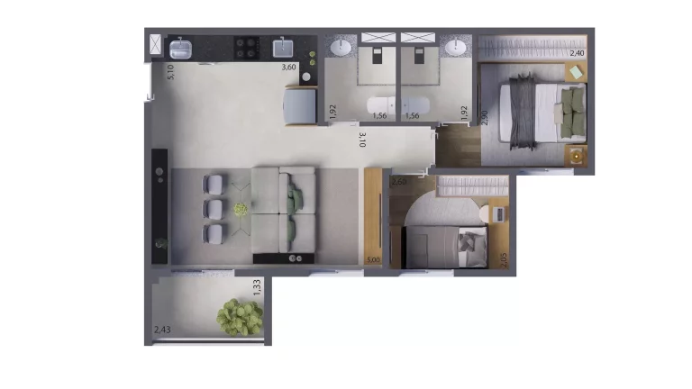 Imagem Apartamento em Jardim Caravelas - São Paulo SP