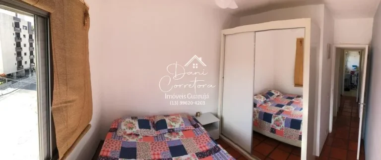Imagem Apartamento à venda na Enseada, Guarujá-SP: 3 quartos, 2 salas, 2 banheiros, 1 vaga de garagem - 70,00 m² de área.