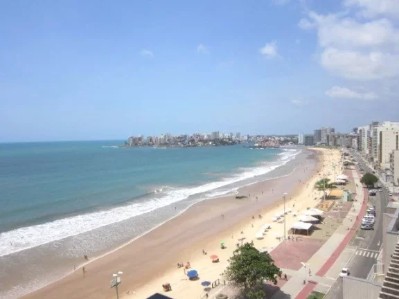 Imagem Apartamento Alto Padrão, 04 Quartos, 02 Suites, 02 Vagas de Garagem, Frente Mar, Praia do Morro, Guarapari - ES