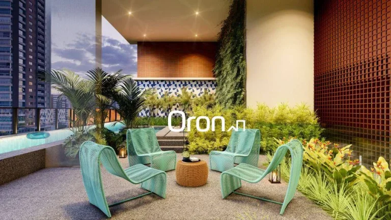 Imagem Apartamento mobiliado com 2 dormitórios à venda, 89 m² por R$ 1.300.000 - Setor Oeste - Goiânia/GO