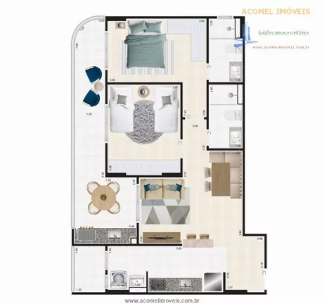 Imagem Apartamentos no Litoral para venda em Praia Grande no bairro Ocian