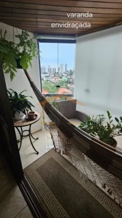 Imagem Apartamento 3 dormitórios, sendo 1 suíte, sala 2 ambientes, lareira, lavabo, varanda envidraçada ...