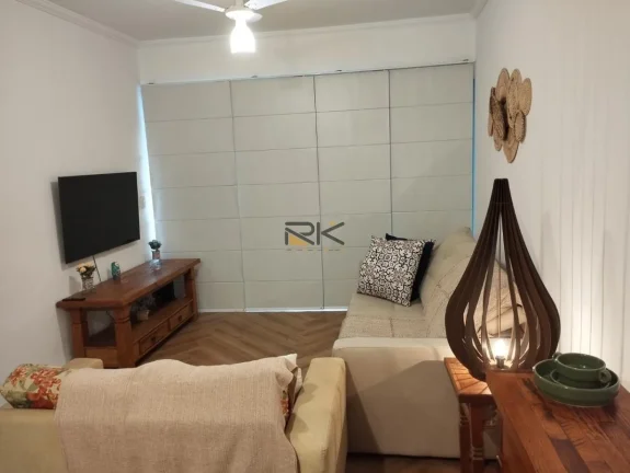 Imagem APARTAMENTO PRAIA DA ENSEADA com 2 dormitórios sendo 1 suíte,1 vaga de garagem,varanda gourmet com churrasqueira