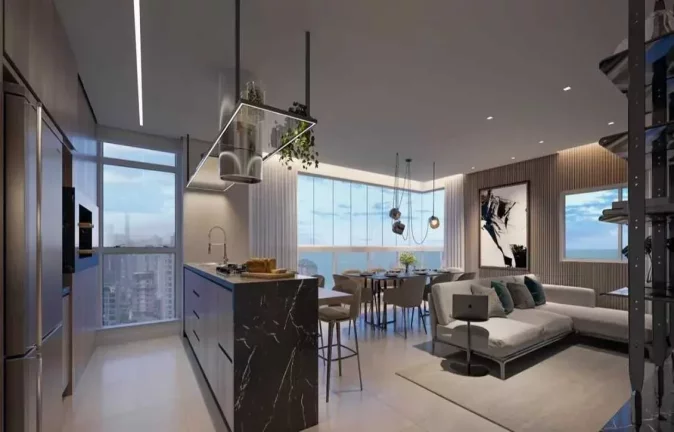 Imagem Apartamento 3 suítes e 2 vagas de garagem em Balneário Perequê/SC