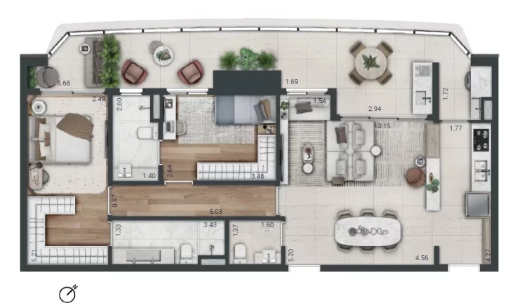 Imagem Apartamento em Real Parque - São Paulo SP