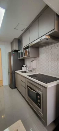 Imagem Apartamento Mobiliado 49m² com Varanda em Vidro e Andar Alto - Follow Brooklin