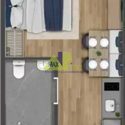 Imagem Oportunidade imperdível: Apartamento à venda na Penha, SP-SP, com 1 quarto e 25,00 m² de área.