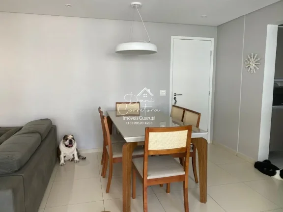 Imagem Apartamento à venda em Guarujá-SP, Pitangueiras: 2 quartos, 1 suíte, 2 salas, 2 banheiros, 1 vaga de garagem, 82 m²!