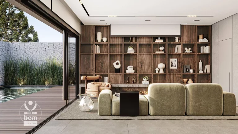 Imagem Casa nova com 267m², quintal gourmet, 4 quartos (2 suítes) à venda por R$ 3.068.000 - Santo Inácio - Curitiba/PR