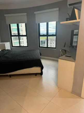 Imagem Apartamento, 1 dormitório ( 1 Suíte), 2 vagas, Porteira Fechada, Aquárius - Sjc.