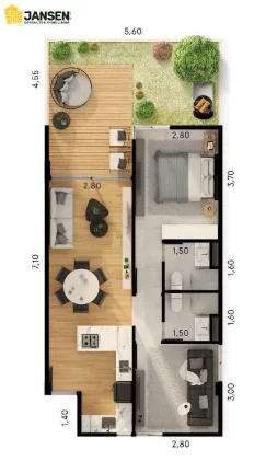 Imagem APARTAMENTOS COM 02 QUARTOS E COBERTURA DUPLEX, A BEIRA MAR DO BESSA.
