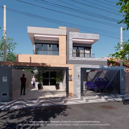Imagem Casa de Condomínio com 3 dorms, Aviação, Praia Grande - R$ 1.060;000,00, Cod: 2173