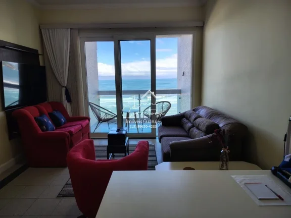 Imagem Apartamento à venda em Guarujá-SP, Pitangueiras: 2 quartos, 1 suíte, 2 salas, 3 banheiros, 1 vaga de garagem, 110 m² de área.