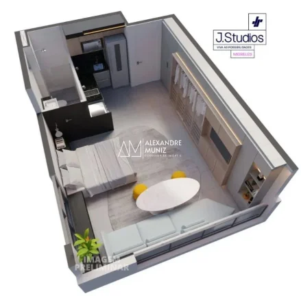 Imagem J. STUDIOS, LANÇAMENTO NO MEIRELES,
Studios de 25m² e 36m².