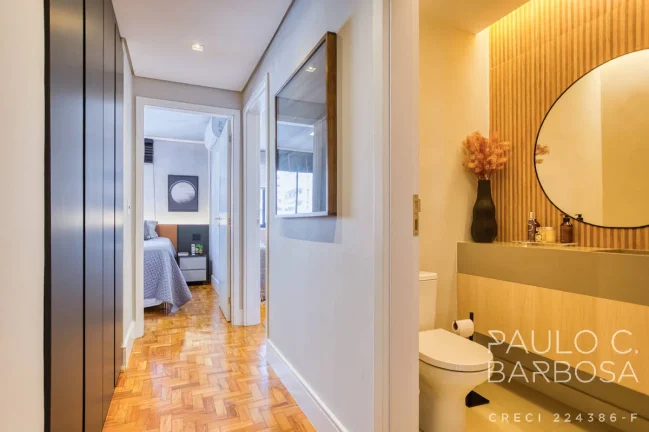 Imagem Santa Cecília Venda - 2 Suítes - 2 Vagas - 102m² - Mobiliado