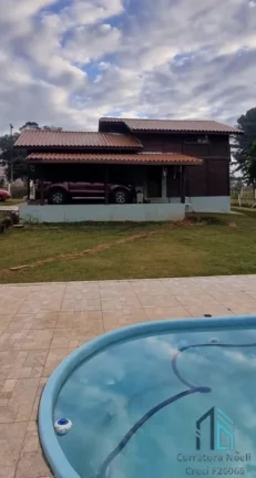 Foto do imóvel: Chácara 100 % aproveitável de esquina, mobiliada, registrada, com casa, salão de festas, em Contenda - PR