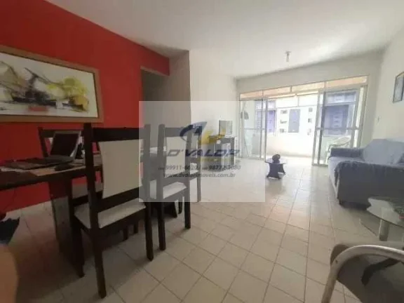 Imagem Vendo Apartamento com 77m², Mobiliado, 3 quartos s/ 2 suítes, sala p/ 2 ambientes e 1 vaga