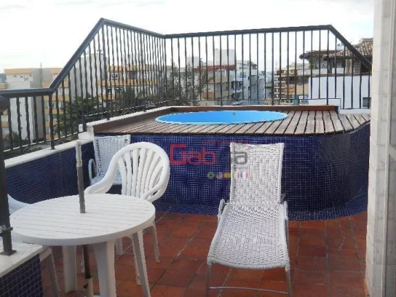 Imagem Cobertura com 4 dormitórios à venda, 140 m² por R$ 800.000,00 - Braga - Cabo Frio/RJ